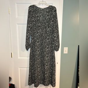 12th Tribe Long Sleeve Floral Maxi Dress